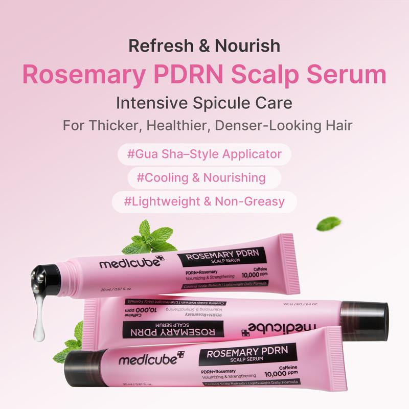 [NEW] [Medicube] Rosemary PDRN Spicule Scalp Serum (20Ml) | Dry & Oily, Flaky-Looking Scalp | Korea Hair Care, Free from Parabens, Silicones, Sulfates